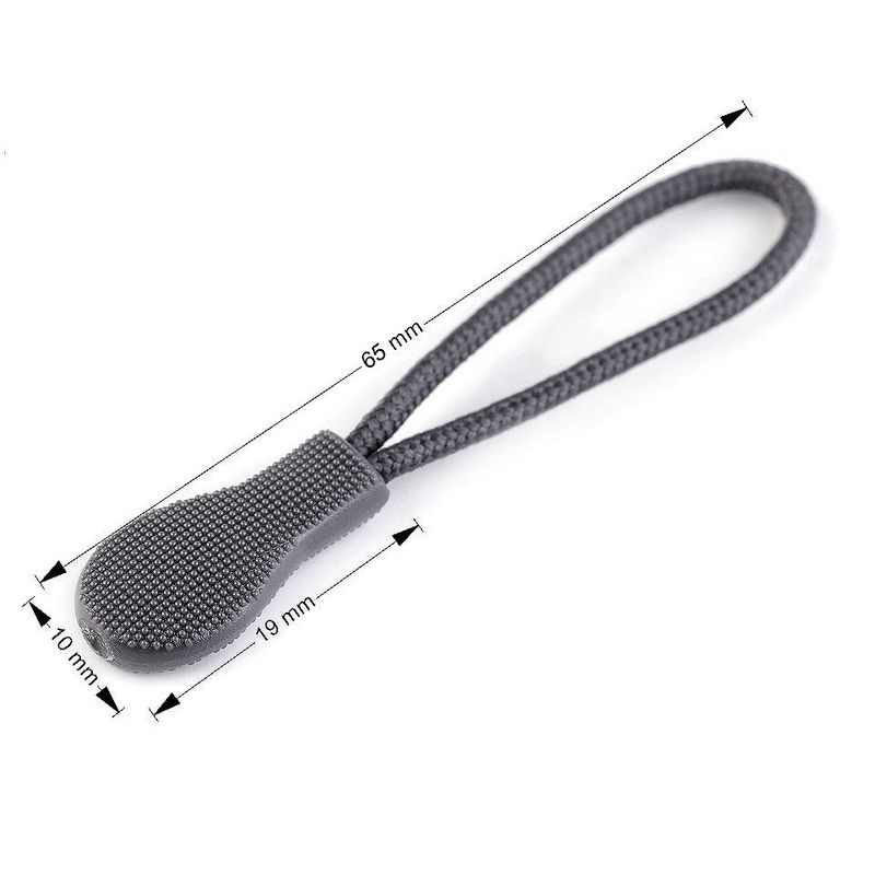 Casa si Gradina - Decoratiuni - DIY - Articole mercerie - Tragator pentru fermoar Crisalida, lungime 65 mm, Negru - Infinity.ro