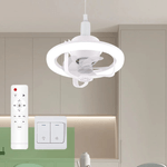 Electronice si Electrocasnice/Climatizare si sisteme de incalzire/Aparate racire aer/Ventilatoare - Ventilator de tavan MaGeCa®, Iluminare LED, Functie de scuturare, Telecomanda, Design modern, Soclu universal E27 - Infinity.ro