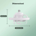 Electronice si Electrocasnice/Climatizare si sisteme de incalzire/Aparate racire aer/Ventilatoare - Ventilator de tavan MaGeCa®, Iluminare LED, Functie de scuturare, Telecomanda, Design modern, Soclu universal E27 - Infinity.ro