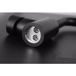 Casa si Gradina - Sanitare - Lavoar baie si accesorii - Baterii sanitare - Baterie chiuveta bucatarie MaGeCa® din otel inoxidabil, Pipa inalta, Rotatie 360º, Monocomanda, Racorduri incluse, Negru - Infinity.ro