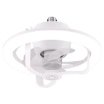Electronice si Electrocasnice/Climatizare si sisteme de incalzire/Aparate racire aer/Ventilatoare - Ventilator de tavan MaGeCa®, Iluminare LED, Functie de scuturare, Telecomanda, Design modern, Soclu universal E27 - Infinity.ro