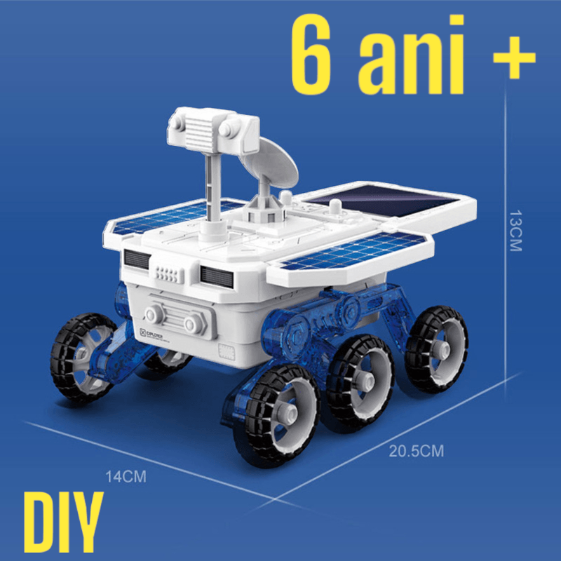 Jucarii, Copii si Bebe - Jucarii si jocuri - Vehicule si jucarii cu telecomanda - Masinute - Vehicul jucarie, de explorare a planetelor solare, DIY,  20.5x14x13,5 cm, 6 ani+ - Infinity.ro