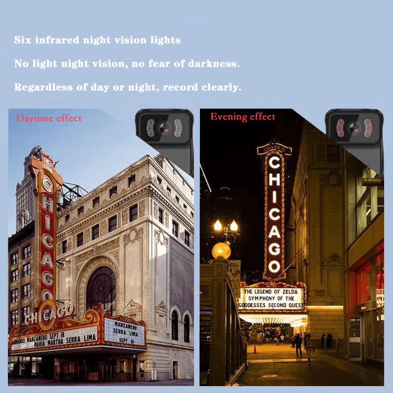 TV, Audio-Video si Foto - Camere video - Camere video profesionale - Camera video corporala MaGeCa®, Body camera Wireless, Rezolutie 2K, Display 2 inch, Nightvision, Detectarea miscarii - Infinity.ro