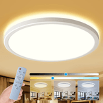 Casa si Gradina - Corpuri si surse de iluminat - Plafoniere, aplice si spoturi - Plafoniera LED inteligenta MaGeCa®, RGB, 32W, Telecomanda, Aplicatie telefon compatibila Google Assistant/Amazon Alexa - Infinity.ro