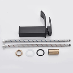 Casa si Gradina - Sanitare - Lavoar baie si accesorii - Baterii sanitare - Baterie sanitara MaGeCa® pentru lavoar, Tip cascada, Otel inoxidabil, Monocomanda, Racorduri incluse, 18 cm inaltime - Infinity.ro