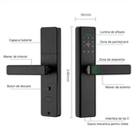 Casa si Gradina - Constructii - Feronerie si accesorii - Broaste si yale - Incuietoare inteligenta wireless MaGeCa®, Control de la distanta, 5 moduri de acces, Broasca inclusa, Neagra - Infinity.ro