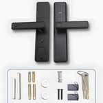 Casa si Gradina - Constructii - Feronerie si accesorii - Broaste si yale - Incuietoare inteligenta wireless MaGeCa®, Control de la distanta, 5 moduri de acces, Broasca inclusa, Neagra - Infinity.ro