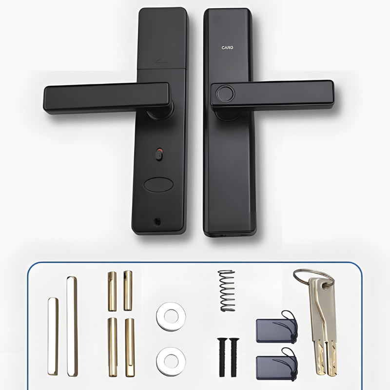 Casa si Gradina - Constructii - Feronerie si accesorii - Broaste si yale - Incuietoare inteligenta wireless MaGeCa®, Control de la distanta, 5 moduri de acces, Broasca inclusa, Neagra - Infinity.ro