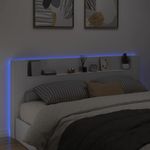 Casa si Gradina - Mobilier - Paturi si accesorii - Accesorii paturi - Tablie de pat cu LED, gri deschis, 147x16x78/88 cm, catifea - Infinity.ro