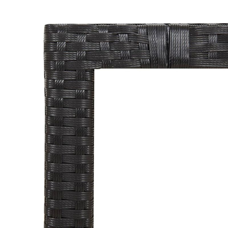 Casa si Gradina - Gradina si terasa - Mobilier exterior - Seturi mobila gradina - Set mobilier de gradina cu perne, 9 piese, negru, poliratan - Infinity.ro
