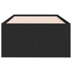 Casa si Gradina - Mobilier - Paturi si accesorii - Paturi - Cadru de pat cu sertare, negru, 100x200 cm, lemn prelucrat - Infinity.ro