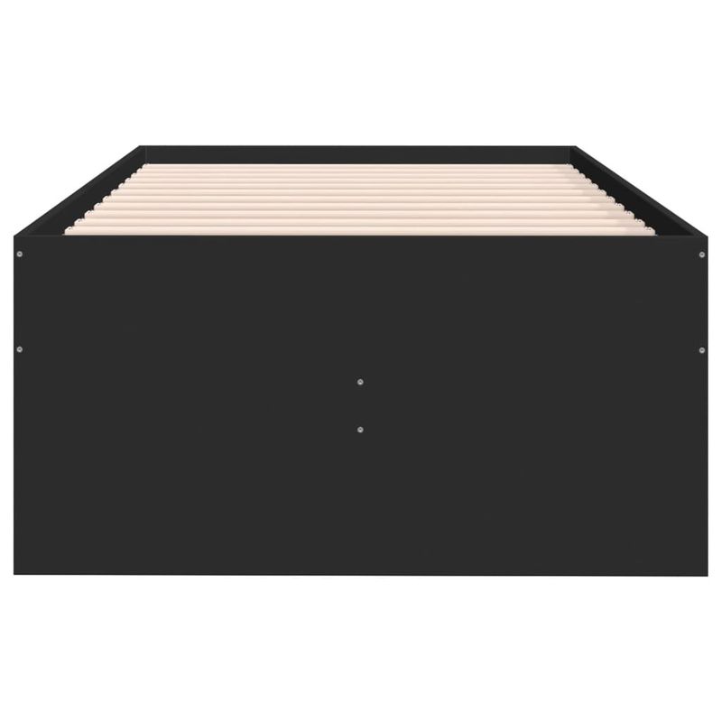 Casa si Gradina - Mobilier - Paturi si accesorii - Paturi - Cadru de pat cu sertare, negru, 100x200 cm, lemn prelucrat - Infinity.ro