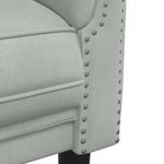 Casa si Gradina - Mobilier - Seturi de mobilier - Seturi living - Set canapea, 2 piese, gri deschis, catifea - Infinity.ro