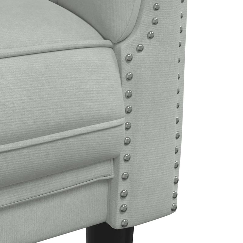 Casa si Gradina - Mobilier - Seturi de mobilier - Seturi living - Set canapea, 2 piese, gri deschis, catifea - Infinity.ro