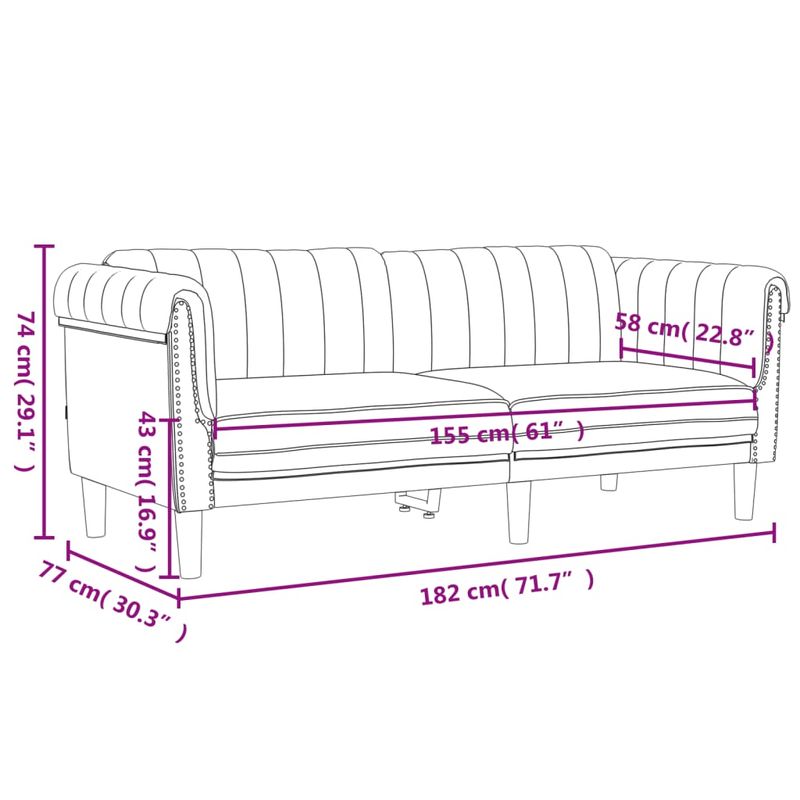 Casa si Gradina - Mobilier - Seturi de mobilier - Seturi living - Set canapea, 2 piese, gri deschis, catifea - Infinity.ro