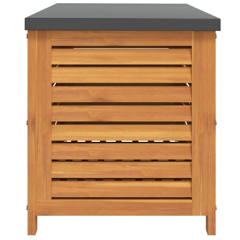 Casa si Gradina - Gradina si terasa - Mobilier exterior - Dulapuri si lazi depozitare exterior - Lada depozitare de gradina, 90x48x55 cm, lemn masiv de acacia - Infinity.ro