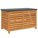 Casa si Gradina - Gradina si terasa - Mobilier exterior - Dulapuri si lazi depozitare exterior - Lada depozitare de gradina, 90x48x55 cm, lemn masiv de acacia - Infinity.ro