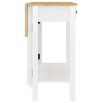 Casa si Gradina - Mobilier - Seturi de mobilier - Seturi bucatarie - Set mobilier de bar, 5 piese, alb, lemn masiv de pin - Infinity.ro