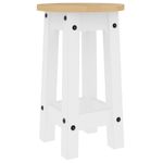Casa si Gradina - Mobilier - Seturi de mobilier - Seturi bucatarie - Set mobilier de bar, 5 piese, alb, lemn masiv de pin - Infinity.ro