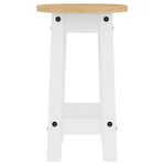 Casa si Gradina - Mobilier - Seturi de mobilier - Seturi bucatarie - Set mobilier de bar, 5 piese, alb, lemn masiv de pin - Infinity.ro