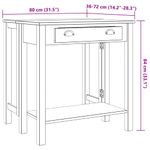 Casa si Gradina - Mobilier - Seturi de mobilier - Seturi bucatarie - Set mobilier de bar, 5 piese, alb, lemn masiv de pin - Infinity.ro