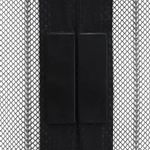 Casa si Gradina - Textile si covoare - Perdele si draperii - Perdele - Perdele de usa anti-insecte cu magnet, 2 buc., negru 230x160 cm - Infinity.ro