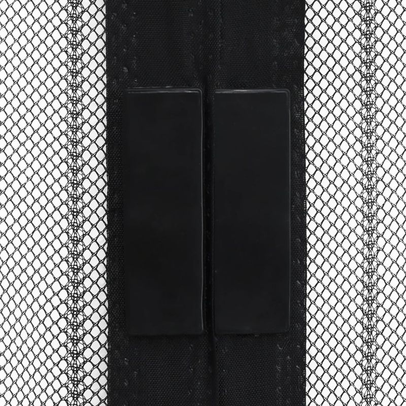 Casa si Gradina - Textile si covoare - Perdele si draperii - Perdele - Perdele de usa anti-insecte cu magnet, 2 buc., negru 230x160 cm - Infinity.ro