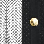 Casa si Gradina - Textile si covoare - Perdele si draperii - Perdele - Perdele de usa anti-insecte cu magnet, 2 buc., negru 230x160 cm - Infinity.ro