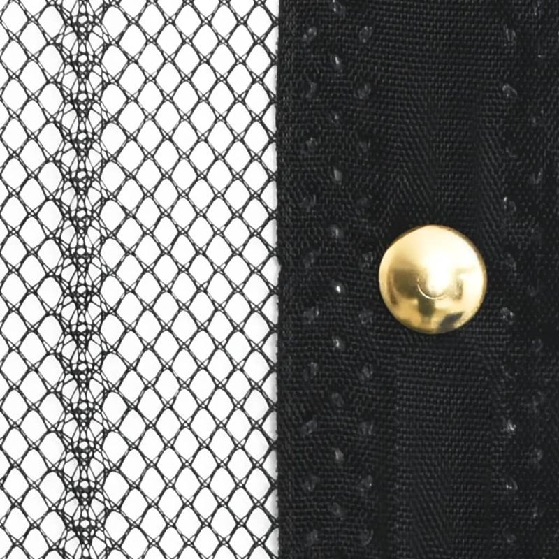 Casa si Gradina - Textile si covoare - Perdele si draperii - Perdele - Perdele de usa anti-insecte cu magnet, 2 buc., negru 230x160 cm - Infinity.ro