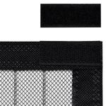 Casa si Gradina - Textile si covoare - Perdele si draperii - Perdele - Perdele de usa anti-insecte cu magnet, 2 buc., negru 230x160 cm - Infinity.ro