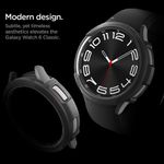 Laptop, Telefoane si Tablete - Wearables si gadgeturi - Wearables - Smartwatch-uri - Husa Spigen Liquid Air pentru Samsung Galaxy Watch 6 Clasic (47 Mm) Negru Mat - Infinity.ro