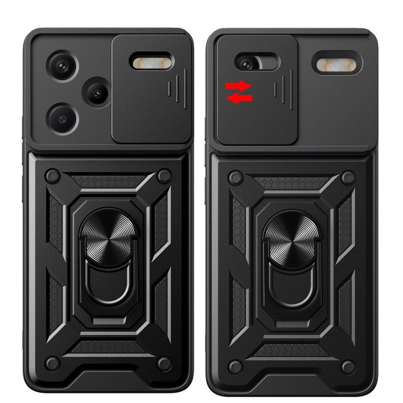 Laptop, Telefoane si Tablete - Telefoane mobile si accesorii - Accesorii Telefoane - Huse telefoane - Husa Tech-Protect Camshield Pro pentru Xiaomi Redmi Note 13 Pro+ Plus 5G Negru - Infinity.ro