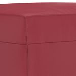 Casa si Gradina - Mobilier - Seturi de mobilier - Seturi living - Set de canapele cu perne, 3 piese, rosu vin, piele ecologica - Infinity.ro