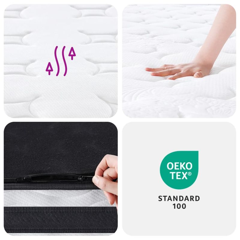 Casa si Gradina - Mobilier - Saltele si somiere - Saltele - Saltea cu arcuri bonnell, fermitate medie, 100x200 cm - Infinity.ro