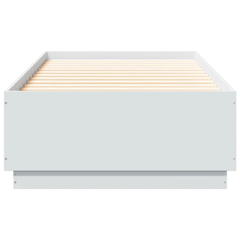 Casa si Gradina - Mobilier - Paturi si accesorii - Paturi - Cadru de pat, alb, 100x200 cm, lemn prelucrat - Infinity.ro