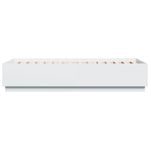 Casa si Gradina - Mobilier - Paturi si accesorii - Paturi - Cadru de pat, alb, 100x200 cm, lemn prelucrat - Infinity.ro