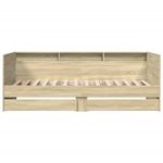 Casa si Gradina - Mobilier - Paturi si accesorii - Paturi - Cadru pat cu sertare, stejar sonoma, 90x190 cm, lemn prelucrat - Infinity.ro