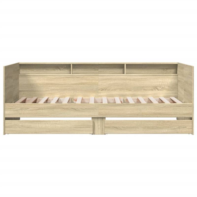 Casa si Gradina - Mobilier - Paturi si accesorii - Paturi - Cadru pat cu sertare, stejar sonoma, 90x190 cm, lemn prelucrat - Infinity.ro