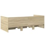 Casa si Gradina - Mobilier - Paturi si accesorii - Paturi - Cadru pat cu sertare, stejar sonoma, 75x190 cm lemn prelucrat - Infinity.ro
