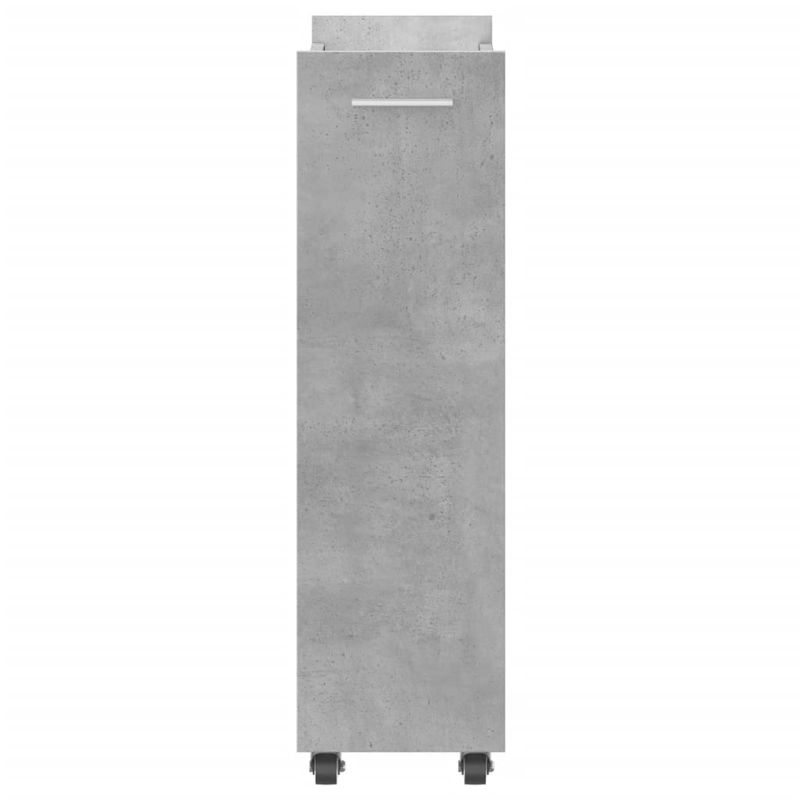 Casa si Gradina - Mobilier - Dulapuri si sifoniere - Dulapuri - Dulap cu roti, gri beton, 60x22x79 cm, lemn prelucrat - Infinity.ro
