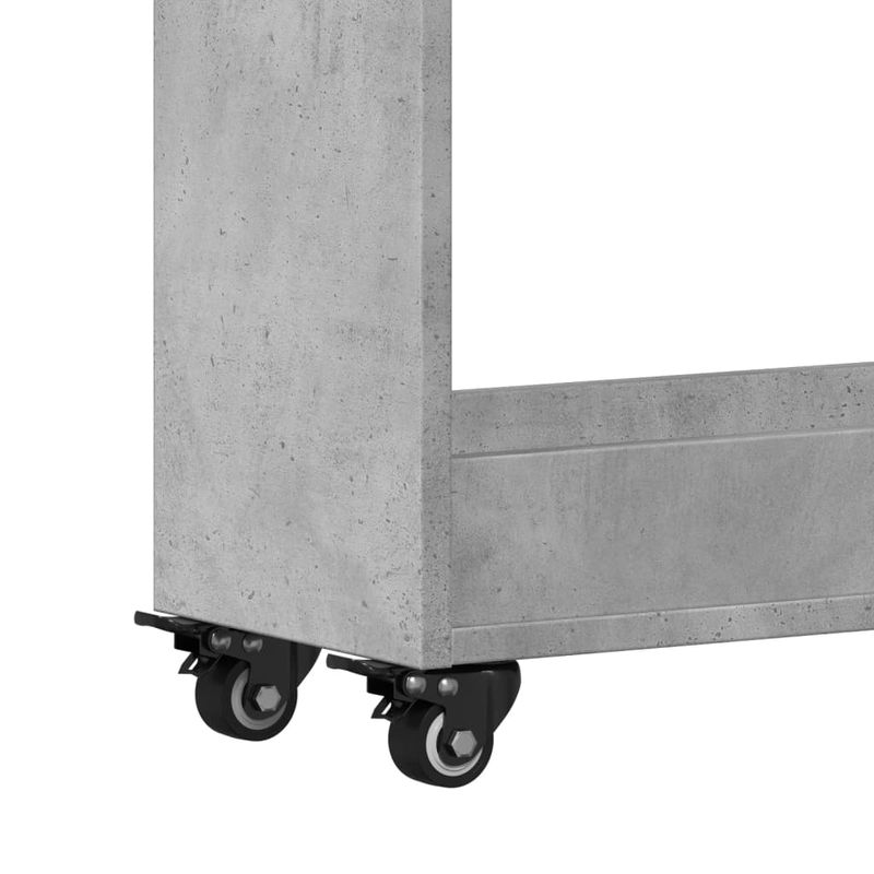 Casa si Gradina - Mobilier - Dulapuri si sifoniere - Dulapuri - Dulap cu roti, gri beton, 60x22x79 cm, lemn prelucrat - Infinity.ro