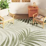 Casa si Gradina - Textile si covoare - Covoare - Covoare casa - Covor cu fire scurte, multicolor, 190x300 cm, anti-alunecare, frunză - Infinity.ro