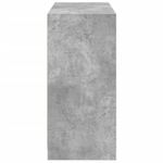 Casa si Gradina - Mobilier - Organizare si depozitare - Cuiere - Dulap, gri beton, 77x48x102 cm, lemn prelucrat, model fără tijă - Infinity.ro