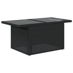 Casa si Gradina - Gradina si terasa - Mobilier exterior - Seturi mobila gradina - Set mobilier de gradina cu perne, 6 piese, negru, poliratan - Infinity.ro