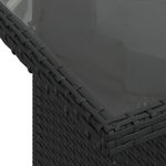 Casa si Gradina - Gradina si terasa - Mobilier exterior - Seturi mobila gradina - Set mobilier de gradina cu perne, 6 piese, negru, poliratan - Infinity.ro