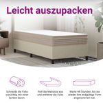 Casa si Gradina - Mobilier - Saltele si somiere - Saltele - Saltea cu arcuri buzunar, fermitate medie plus, 70x200 cm - Infinity.ro