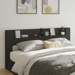 Casa si Gradina - Mobilier - Paturi si accesorii - Accesorii paturi - Tablie de pat cu LED, gri deschis, 163x16x78/88 cm, textil - Infinity.ro