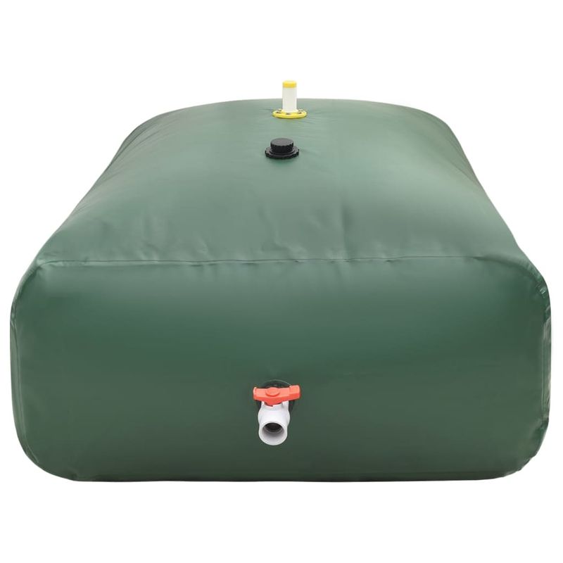 Casa si Gradina - Gradinarit si plante - Instalatii si accesorii pentru irigatii - Furtunuri de gradina si accesorii - Rezervor de apa cu robinet, pliabil, 2100 L, PVC, verde - Infinity.ro