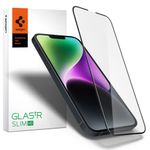 Laptop, Telefoane si Tablete - Telefoane mobile si accesorii - Accesorii Telefoane - Folii protectie telefoane - Folie de protectie Spigen Glass FC pentru Apple iPhone 13/13 Pro/14 Negru - Infinity.ro