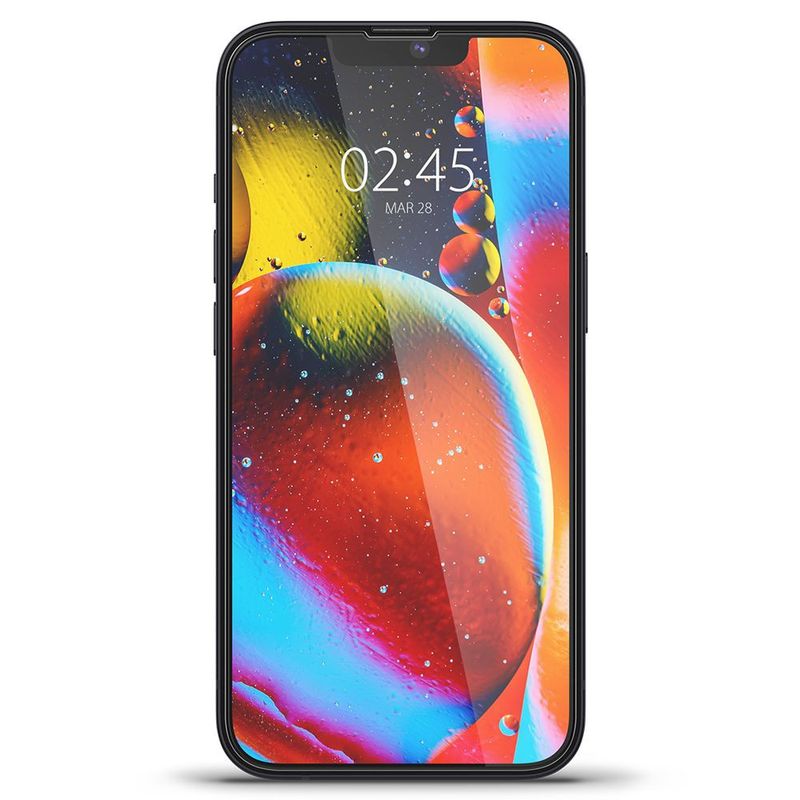 Laptop, Telefoane si Tablete - Telefoane mobile si accesorii - Accesorii Telefoane - Folii protectie telefoane - Folie de protectie Spigen Glass FC pentru Apple iPhone 13/13 Pro/14 Negru - Infinity.ro